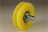 Single-groove high-performance roller with bolt