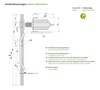 EMT81EX-24V DC Elektromagnetisk låsbana, 100 % duty cycle