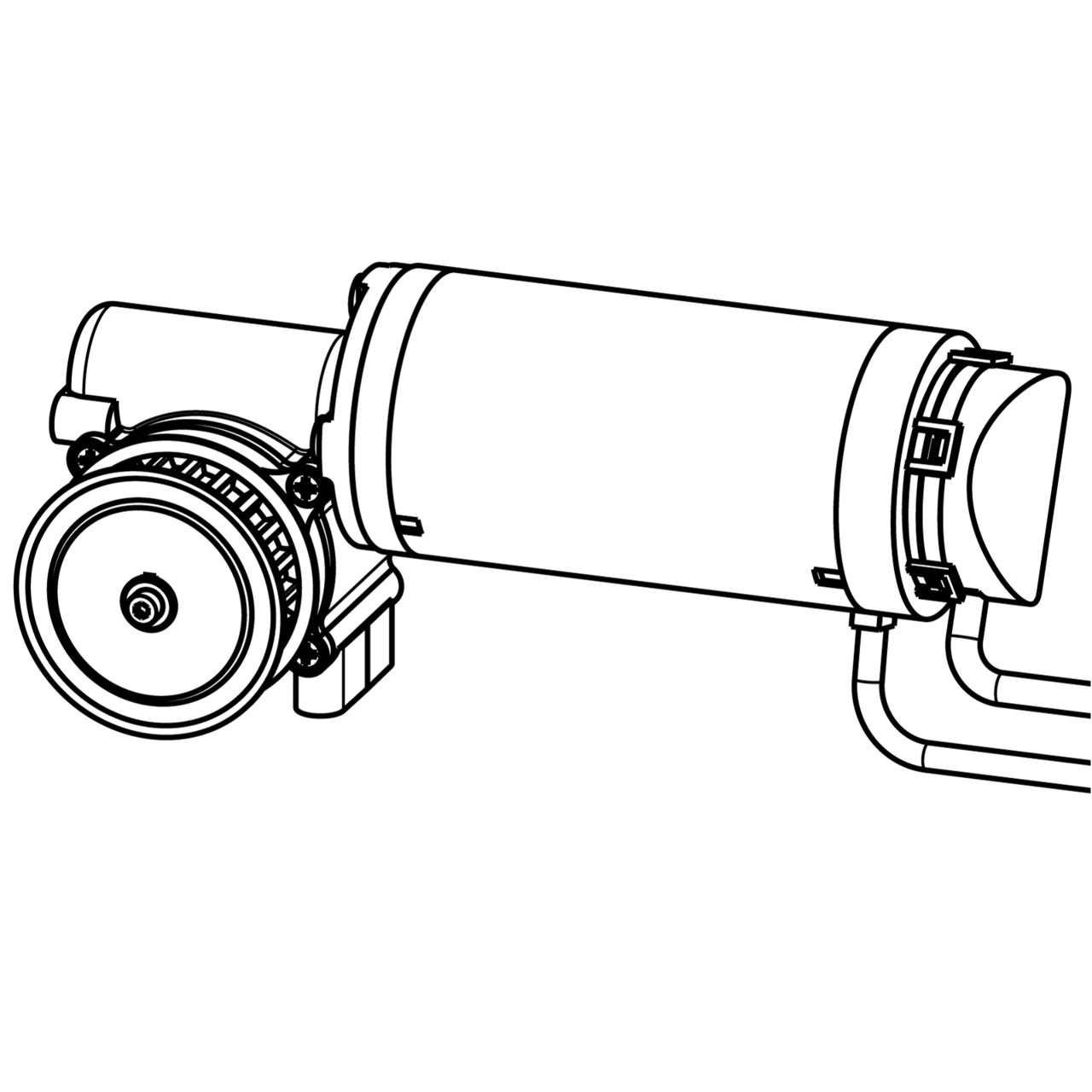 Kiekert K4F TVE-1 24V motor höger