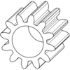 Kiekert K4F TVE-1 24V motor höger