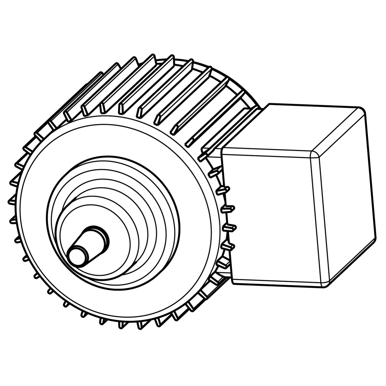 Kiekertmotor 400V/230V/50Hz