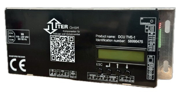 Kiekert K4F Controller TVE-1, integrerad PSU