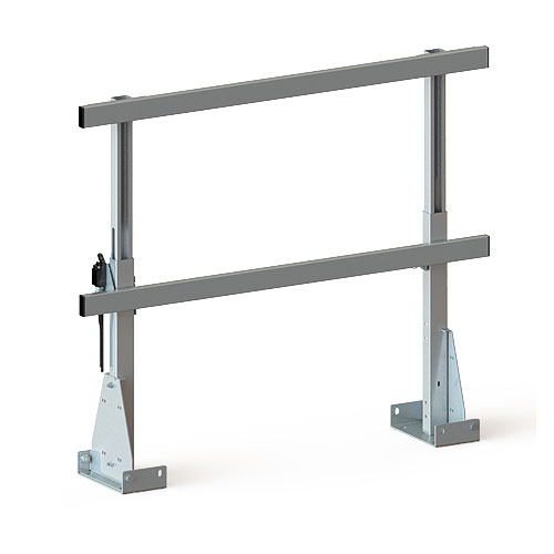 Skyddsräcke EN81-20, teleskopiskt 50-70 cm