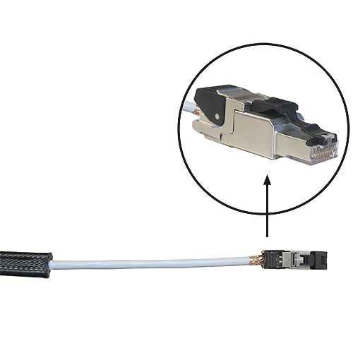 Kabelmontering för flatkabel CAT-7 RJ45